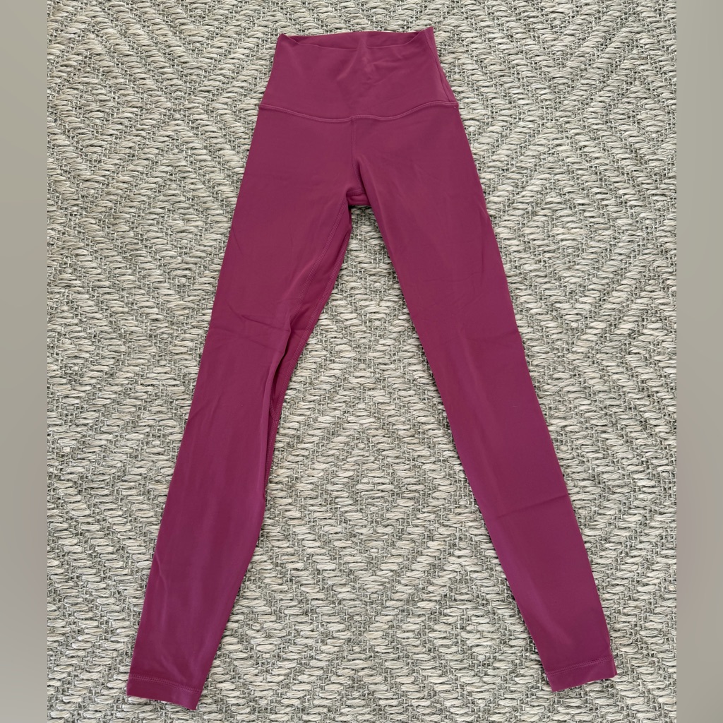 Lululemon Align High Waist Yoga Pants In The Color Pink/Plum, Size 2